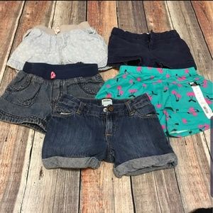 Girls bundle of 5t shorts